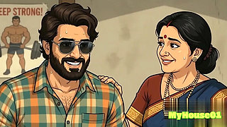 Pushpa and Sinu home made video p3