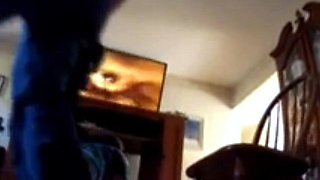 After spanking Marry 47yo serves my cock