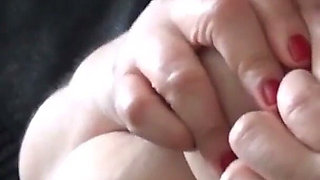 Swinger wife watching hubs porn n cums really loud to screaming orgasm