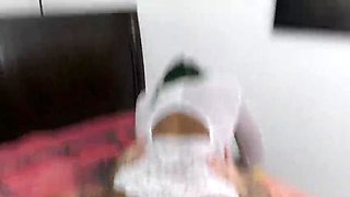 Big Booty Black Babe NaeJae Grinds on Huge Dick - Interracial Amateur Fun