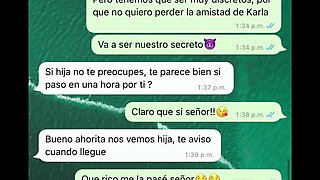 I Had a Hot Whatsapp Chat with My Best Friend's Stepdad and We Ended up Fucking - Tara Rico