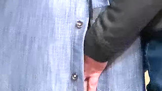 Hot Babe with No Panties in the Subway - Pussy Fingering