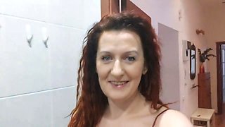 I Came Very Hard When I Was Jerking off My Clitoris, Very Hairy and Creamy Pussy, Hot MILF Masturbating