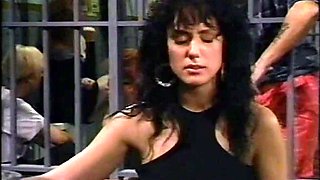 Flirtatious Cat Burglar (USA 1990, Jeanna Fine, KC Williams)60fps - Blond hair babe cat