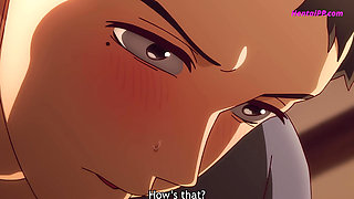 Kitagawa Marin's Tight Pussy Gets Pounded by Gojo's Virgin Cock - Anime