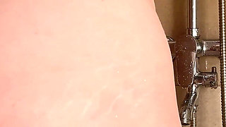 Bubble Bikini Shower Pixie - Wall Dildo Ride & Sweet Finish