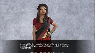 Desi MILF Seduction - Gameplay - Roleplay - Saree Wearing Stepmom Fucked by Stepson Bully