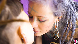 Shy Tattooed Alt Teen’s First Anal Orgasm with Doxy Fingering