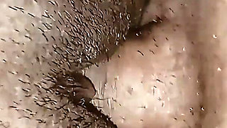 Indian Aunty with Young Boy Playing with Tits & Desi Pussy