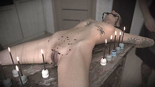 Fetish Ritual 001 \ Wax Play & Mouth Service