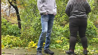 Big Mom Outdoor Doggystyle with Ukrainian MILF - Wet Pussy & Pissing