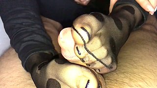 Foot job, sole, sexy feet and legs