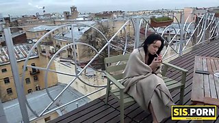 PORN. Slutty miss Juicy Leyla gives pussy to her handsome stepbrother by VIP4K: Porn