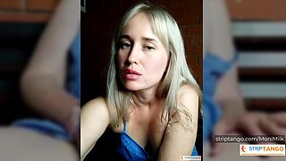 Panties off she masturbates! Pleasing- Hold it count back with her!