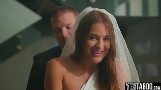Huge tits Spic bride humped in public