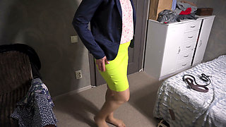 Vpl Visible Panty Line Problem in Tight Skirt