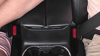 Uber Driver Gets Into Beautiful Passenger's Panties