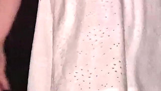 Teenager Plays in the Garden Without Panties