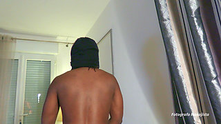 White Granny Masturbates in Front of a Movie When the BBC Comes to Fuck Her