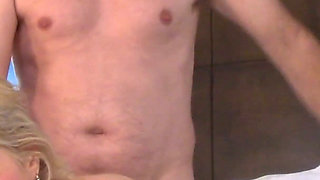 Wife's Friend Eats Pussy Creampie Cleans Hubby