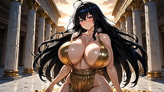 Hentai Temple Runway - Massive Tits Ass Toy Show Pearl Plug Squirt
