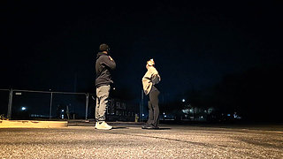 Thick BBW Wife Public Sex on a Chilly Morning! Badblondiemonroe