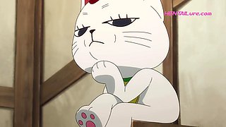 Hot MILF Moans in Dandadan HENTAI Parody While Getting Fucked  Creampied Hard