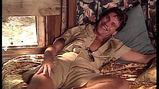 I Want It Deep Inside Me! - Brunette with Big Tits Gets Pounded in Vintage Jungle Setting