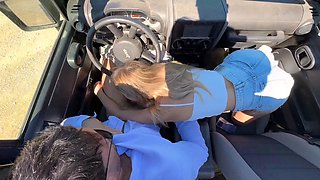 HORNY HOTTIE WANTS TO FUCK IN CAR AS WE ARE SIGHTSEEING