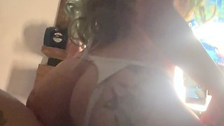 Fucking an E-girl while she streams live.