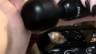 Horny amateur couple close up anal on webcam