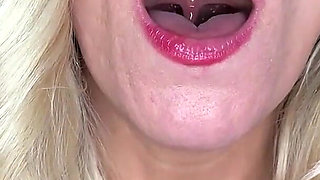 Fun Charlie Shows What Her Mouth and Tongue Can Do