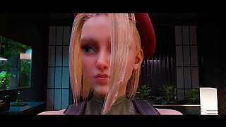 Blonde Cammy White Gangbang Hardcore 3D Animation