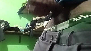 Masturbating Big Cock and Very Hard