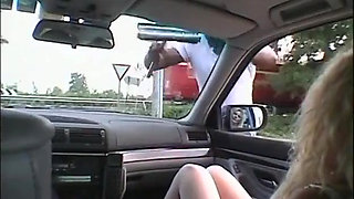 Black and white outdoor double penetrated ass fucking threesome...cum in mouth