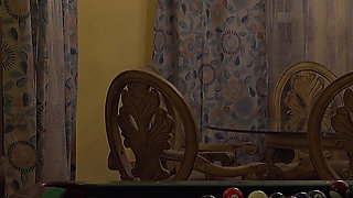 Mature Wife Big Boobs with High Heels Fucked on Pool Table to Orgasm