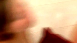 Sexy ebony girl wakes up and sucks a big fat cock