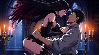 Gothic Vampire Queen Seduces Mortal Lover Into Forbidden Ecstasy & Eternal Bite