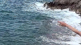Vlog Lissa Brown Goes to a Nudist Beach to Film a Custom Video