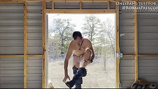 I Decided to Take My Fleshlight Out to the Backyard and Have Some Fun! Enjoy!