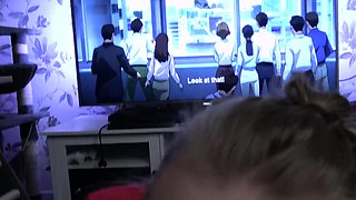 Netflix and chill: Blowjob
