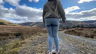 Emergency While Walking on the Public Trail but Had to Wet My Jeans