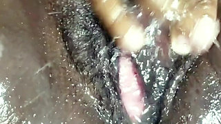 Oiled up Rubbing Fingering My Wet Pussy Squirting
