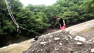 Extreme close up of Japanese teen masturbating Uncensored