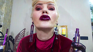 enslaved by  lipstick  kisses