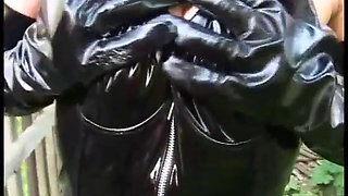 Masked slut gets tied up and fucked