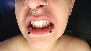 Climb Inside Wide Open Teeth Tongue Mouth Show