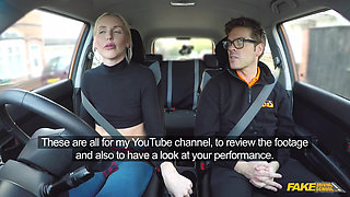 Fake Driving School - Naughty Student Driver Lexi Lou Deepthroats Instructor Ryan, Gets Fucks Hard Until She Squirts & Cums