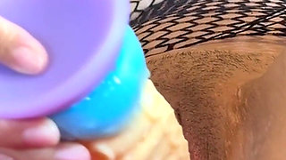 Pinay MILF Rides Kraken Fantasy Dildo to Orgasm - Lexxi Wett