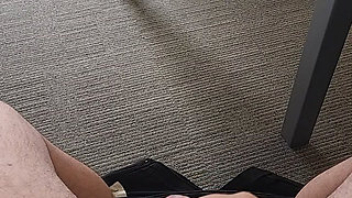 Handjob at the office